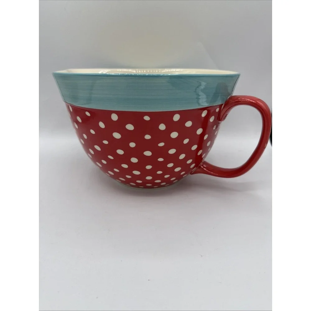 The Pioneer Woman 2.83-Quart Batter Bowl Polka Dot NWT
